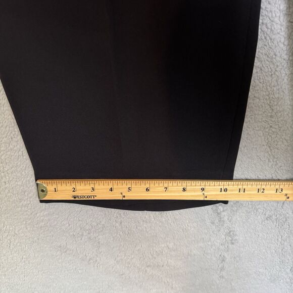 J.CREW Pants Womens 2 Black Wide Leg Pleated In Matte Casual NWT - Picture 7 of 12